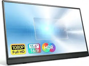 Portable Monitor for Laptop 15.6 inch 1080P USBC-C HDMI Ultra-Slim Travel Monitor with Kickstand, Second External Monitor for Laptop,PC,Mac Phone,PS,Xbox, black, ZJ-156P1Certified Refurbished Portable Portable Monitor for Laptop 15.6 inch 1080P USBC-C HDMI Ultra-Slim Travel Monitor with Kickstand, Second External Monitor for Laptop,PC,Mac Phone,PS,Xbox, black, ZJ-156P1Certified Refurbished Portable
