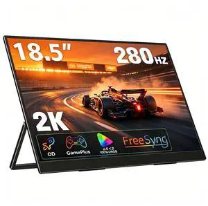 18.5" 280Hz Portable Gaming Monitor, 2K QHD 100% sRGB HDR FreeSync, Gameplus Screen for Laptop PC Phone Game Console 18.5" 280Hz Portable Gaming Monitor, 2K QHD 100% sRGB HDR FreeSync, Gameplus Screen for Laptop PC Phone Game Console