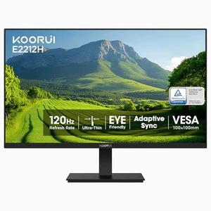 22" FHD Monitor 120Hz 6ms VA, 1920x1080 99% sRGB 4000:1, Adaptive Sync, Compatible with 100Hz/75Hz/60Hz, HDMI 1.4 & VGA, TÜV Eye Care, VESA 100x100mm 22" FHD Monitor 120Hz 6ms VA, 1920x1080 99% sRGB 4000:1, Adaptive Sync, Compatible with 100Hz/75Hz/60Hz, HDMI 1.4 & VGA, TÜV Eye Care, VESA 100x100mm