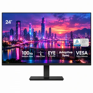 LiteVis 24" FHD VA Gaming Monitor, 100Hz 5ms, 1920x1080, 99% sRGB, Adaptive Sync, HDMI VGA Audio Out, TÜV Eye Care, VESA Mount, Ultra-Slim Computer Monitor for Office or Home LiteVis 24" FHD VA Gaming Monitor, 100Hz 5ms, 1920x1080, 99% sRGB, Adaptive Sync, HDMI VGA Audio Out, TÜV Eye Care, VESA Mount, Ultra-Slim Computer Monitor for Office or Home