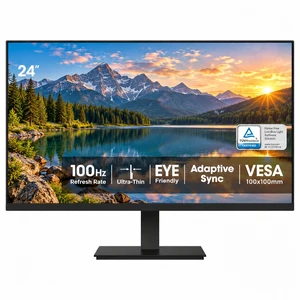 LiteVis 24 Inch 1080P Monitor 100Hz, FHD VA Computer Monitor, 5ms, 99% sRGB, Adaptive Sync, HDMI/VGA, TÜV Eye Care, VESA 100x100mm LiteVis 24 Inch 1080P Monitor 100Hz, FHD VA Computer Monitor, 5ms, 99% sRGB, Adaptive Sync, HDMI/VGA, TÜV Eye Care, VESA 100x100mm