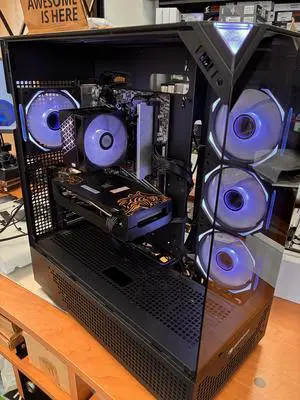 YLZKIX Gaming PC,AMD Ryzen 5 5600 3.5GHz(up to 4.4GHz), Radeon RX 6600 8GB Desktop Computer, 1TB NVMe SSD, 16GB DDR4 3200MHz, ,550W PSU,USB WIFI6&Bluetooth Windows 11 Home & AI Powered Gamer PC YLZKIX Gaming PC,AMD Ryzen 5 5600 3.5GHz(up to 4.4GHz), Radeon RX 6600 8GB Desktop Computer, 1TB NVMe SSD, 16GB DDR4 3200MHz, ,550W PSU,USB WIFI6&Bluetooth Windows 11 Home & AI Powered Gamer PC