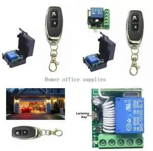 DC 24V 1CH Relay Receiver Module RF Switch Button Remote Control Gate Garage Power Remote DC 24V 1CH Relay Receiver Module RF Switch Button Remote Control Gate Garage Power Remote