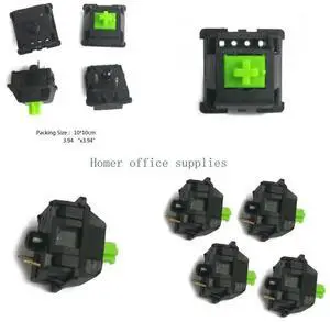 3 Pin Green RGB Switches Switch for Mechanical Chroma Gaming Keyboard Green Axis 3 Pin Switches (4Pcs) 3 Pin Green RGB Switches Switch for Mechanical Chroma Gaming Keyboard Green Axis 3 Pin Switches (4Pcs)