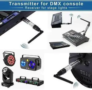 DMX512 Controller 2.4G Transmitters Receiver For Disco Parties Bar Stage Par Disco Bar Lights Easy Use Accessories DMX512 Controller 2.4G Transmitters Receiver For Disco Parties Bar Stage Par Disco Bar Lights Easy Use Accessories