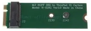 for M.2 NGFF SATA SSD to X1 Carbon Ultrabook Adapter Converter Adapter Card SSD Replacement for ThinkPad 20+6pin for M.2 NGFF SATA SSD to X1 Carbon Ultrabook Adapter Converter Adapter Card SSD Replacement for ThinkPad 20+6pin