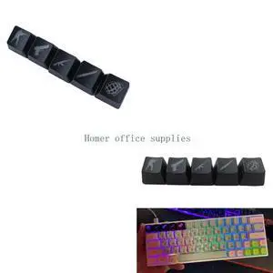 Backlighting Keycays 5 Keys OEM Profile Keycap Replacement Parts for MX Mechanical Keyboard Keycap Backlighting Keycays 5 Keys OEM Profile Keycap Replacement Parts for MX Mechanical Keyboard Keycap