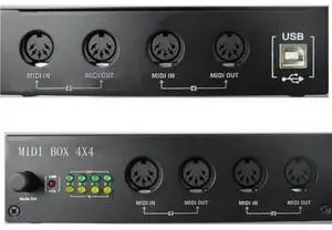 Plastic USB Interfaces Hubs 4 In 4 Out for Use in Music Production Scenarios Plastic USB Interfaces Hubs 4 In 4 Out for Use in Music Production Scenarios