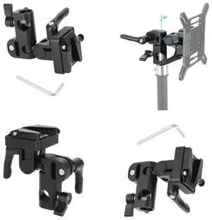 Aluminum V Mount C Stand Adapter Easy Attachment And Detachment Secure Attach Aluminum V Mount C Stand Adapter Easy Attachment And Detachment Secure Attach