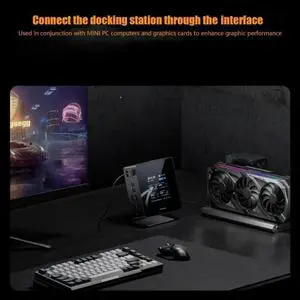 Tall Execution Visuals Dock Supporting 4090 For Laptop GPU Enhancement And Multiple Device Agreement Tall Execution Visuals Dock Supporting 4090 For Laptop GPU Enhancement And Multiple Device Agreement
