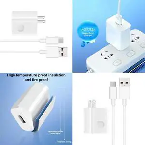 USB C Cable 6A 120W Fast Charging Cable USB Cord with US Adapter for Multiple Devices Mobiles,Tablets USB C Cable 6A 120W Fast Charging Cable USB Cord with US Adapter for Multiple Devices Mobiles,Tablets