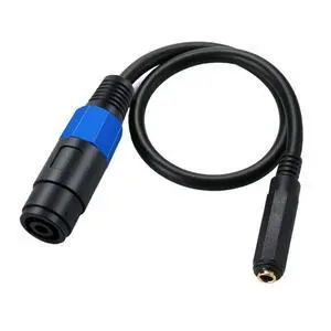 652F 1/4" Female to Speakon Female Connector Cable Patch SpeakON Plug to 6.35mm TS Speaker Interconnect Wire 652F 1/4" Female to Speakon Female Connector Cable Patch SpeakON Plug to 6.35mm TS Speaker Interconnect Wire
