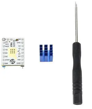 1Set TMC2209 V4.0 Stepper Motor Driver for 3D Printer with Heatsink Microsteps Current 2.8APeak for Reprap Ramps1.4MKS 1Set TMC2209 V4.0 Stepper Motor Driver for 3D Printer with Heatsink Microsteps Current 2.8APeak for Reprap Ramps1.4MKS