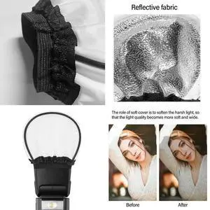 652F Pack of 2 Soft Cloth Caps Flash Diffusers for Camera Flashgun Camera Photography Lighting Gear Flash Accessories 652F Pack of 2 Soft Cloth Caps Flash Diffusers for Camera Flashgun Camera Photography Lighting Gear Flash Accessories
