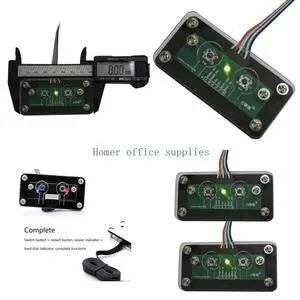Desktop Computer Switch for Case Power Supply Button for Home Users Computer Rooms Diy Water-cooled Chassis Exquisite Desktop Computer Switch for Case Power Supply Button for Home Users Computer Rooms Diy Water-cooled Chassis Exquisite