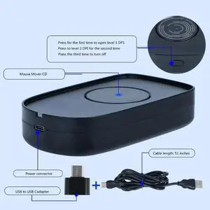 Mouse Anti-Sleep Mover Mouse Automatic Move Simulator Mouse Jiggler with On/Off Mouse Anti-Sleep Mover Mouse Automatic Move Simulator Mouse Jiggler with On/Off