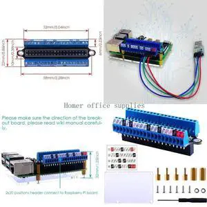 for GPIO Screw Terminal Expansion Board,Screw Terminal Block Breakout Module Board for 4B/3B+ for GPIO Screw Terminal Expansion Board,Screw Terminal Block Breakout Module Board for 4B/3B+