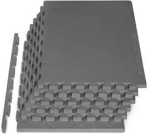 ProsourceFit Extra Thick Puzzle Exercise Mat ¾ and 1", EVA Foam Interlocking Tiles for Protective, Cushioned Workout Flooring for Home and Gym Equipment ProsourceFit Extra Thick Puzzle Exercise Mat ¾ and 1", EVA Foam Interlocking Tiles for Protective, Cushioned Workout Flooring for Home and Gym Equipment