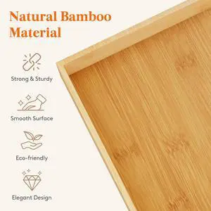 Drawer Organizers 5 Pack(11 Grid) with 6 Inserts, Adjustable Bamboo Wooden Drawer Dividers, Stackable Storage Box for Utensils, Silverware, Makeup, Junk in Kitchen/Bathroom/Office/Vanity Drawer Organizers 5 Pack(11 Grid) with 6 Inserts, Adjustable Bamboo Wooden Drawer Dividers, Stackable Storage Box for Utensils, Silverware, Makeup, Junk in Kitchen/Bathroom/Office/Vanity