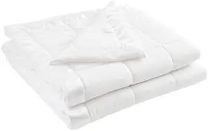 Madison Park Windom Down Alternative Blanket, Premium 3M Scotchgard Moisture Wicking Treatment, Lightweight and Soft Bed Cover For All Season, Satin Trim, White King Madison Park Windom Down Alternative Blanket, Premium 3M Scotchgard Moisture Wicking Treatment, Lightweight and Soft Bed Cover For All Season, Satin Trim, White King
