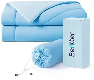 Bedtter Cooling Blanket for Hot Sleepers, Lightweight Breathable Summer Throw with Dual-Sided Cooling, Soft Travel Blanket with Carry Bag, Ideal for Night Sweats, Couch & Sofa, Blue, 50"x60" Bedtter Cooling Blanket for Hot Sleepers, Lightweight Breathable Summer Throw with Dual-Sided Cooling, Soft Travel Blanket with Carry Bag, Ideal for Night Sweats, Couch & Sofa, Blue, 50"x60"