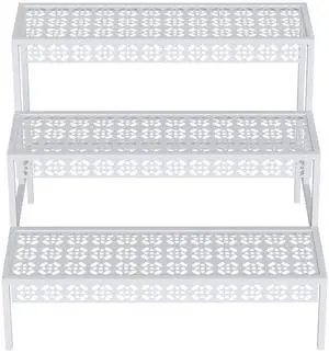 Garden 4 you 3 Tiers Metal Plant Stand,Rectangular Ladder Flower Pots Outdoor Plant Rack, Indoor Plant Display Rack, Heavy Duty Utility Storage Organizer for Home Garden Patio Balcony, Stair Style Garden 4 you 3 Tiers Metal Plant Stand,Rectangular Ladder Flower Pots Outdoor Plant Rack, Indoor Plant Display Rack, Heavy Duty Utility Storage Organizer for Home Garden Patio Balcony, Stair Style