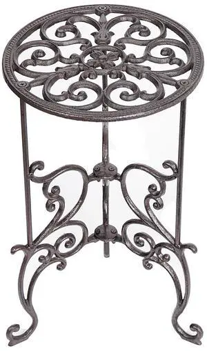 Sungmor Heavy Duty Cast Iron Potted Plant Stand,19.3-Inch 1 Tier Metal Planter Rack,Decorative Flower Pot Holder,Vintage & Rustic Style Indoor Outdoor Garden Pots Container Supports Sungmor Heavy Duty Cast Iron Potted Plant Stand,19.3-Inch 1 Tier Metal Planter Rack,Decorative Flower Pot Holder,Vintage & Rustic Style Indoor Outdoor Garden Pots Container Supports