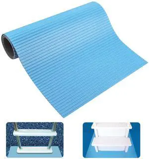 SWIMLINE HYDROTOOLS Protective Pool Ladder Mat for Above Ground Pools Safety & Stability for Stairs, Steps & Ladders Premium Durable Material, 48" x 60" SWIMLINE HYDROTOOLS Protective Pool Ladder Mat for Above Ground Pools Safety & Stability for Stairs, Steps & Ladders Premium Durable Material, 48" x 60"