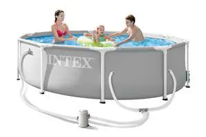 INTEX 26701EP 10Ft X 30In Prism Frame Premium Above Ground Swimming Pool Set with Filter Pump INTEX 26701EP 10Ft X 30In Prism Frame Premium Above Ground Swimming Pool Set with Filter Pump