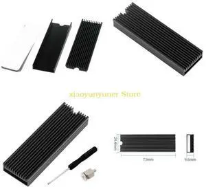 Heatsink Cooler NVMe 2280 SSD Heat Sinks Thermal Pad Heatsink with design Coolers Fine Workmanship Heatsink Cooler NVMe 2280 SSD Heat Sinks Thermal Pad Heatsink with design Coolers Fine Workmanship