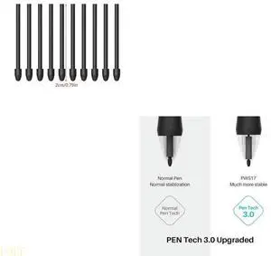 Pen Tips Pen Nibs Replacement for PW517 for Kamvas 12/13/16/22 Pen Pen Tips Pen Nibs Replacement for PW517 for Kamvas 12/13/16/22 Pen