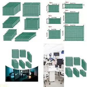 32Pieces Fireproofs FR4 Fiberglass Prototyping Plate With Mounting Holes For IoTs Projects 32Pieces Fireproofs FR4 Fiberglass Prototyping Plate With Mounting Holes For IoTs Projects