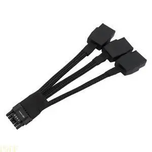 Powerful 600W PCIe 3x 8Pin Female To 16Pin Graphics Card Power Cable 12VHPW For Gaming PC Builds Powerful 600W PCIe 3x 8Pin Female To 16Pin Graphics Card Power Cable 12VHPW For Gaming PC Builds