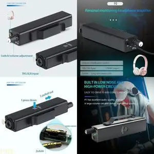 Professional Headphone Amplifier Converters In-Ear Amplifier for Travel Professional Headphone Amplifier Converters In-Ear Amplifier for Travel