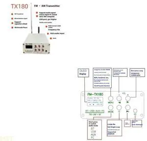 Advanced TX180 FM Broadcasting Transmitter With Microphones Input For Theater Sound Light Shows Advanced TX180 FM Broadcasting Transmitter With Microphones Input For Theater Sound Light Shows