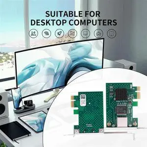 I225-V Network Card, Pci-E I225 2.5G Ethernet Server Network Card For Desktop Computers I225-V Network Card, Pci-E I225 2.5G Ethernet Server Network Card For Desktop Computers