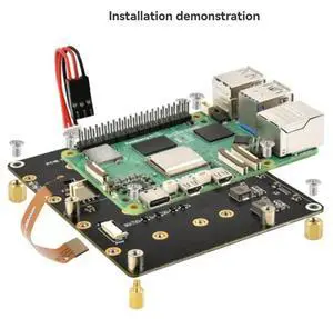 For Raspberry Pi 5 Pcie To4-CH M.2 Nvme SSD Adapter Board Compatible With2280/2260/2242/2230 M.2 Hard Drives Forpi5 For Raspberry Pi 5 Pcie To4-CH M.2 Nvme SSD Adapter Board Compatible With2280/2260/2242/2230 M.2 Hard Drives Forpi5
