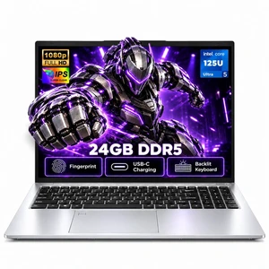 NIAKUN Gaming Laptop 2026,Intel Ultra 5 125U(4.3GHZ) ,24GB DDR5 1TB SSD,Windows 11 Pro & Office 365 AI Laptops, PD Charging,Backlit Keyboard,Fingerprint,2-Y Warranty,for Gamer Student Business Creator NIAKUN Gaming Laptop 2026,Intel Ultra 5 125U(4.3GHZ) ,24GB DDR5 1TB SSD,Windows 11 Pro & Office 365 AI Laptops, PD Charging,Backlit Keyboard,Fingerprint,2-Y Warranty,for Gamer Student Business Creator