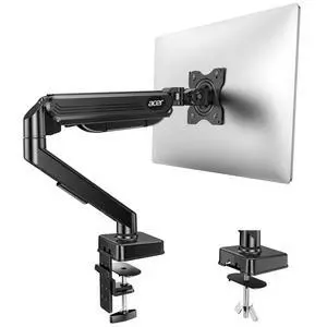 Acer Single Monitor Mount, Fully Adjustable Monitor Arm Fits 17 to 34 Inch Screens, Gas Spring VESA Mount with C-Clamp & Grommet Base, Computer Desk Arm with Tilt Swivel Rotate Supports 4.4-19.8 lb Acer Single Monitor Mount, Fully Adjustable Monitor Arm Fits 17 to 34 Inch Screens, Gas Spring VESA Mount with C-Clamp & Grommet Base, Computer Desk Arm with Tilt Swivel Rotate Supports 4.4-19.8 lb
