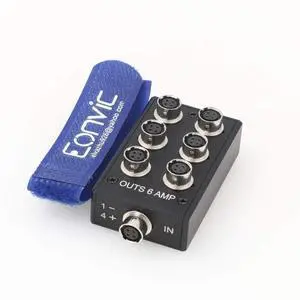 Eonvic Power Distribution Box with Six Hirose 4-pin Outputs for Sound Devices 633, 664, 688, Zoom F8/F4, Wisycom MCR42S, Lectrosonics SRc, 411A Eonvic Power Distribution Box with Six Hirose 4-pin Outputs for Sound Devices 633, 664, 688, Zoom F8/F4, Wisycom MCR42S, Lectrosonics SRc, 411A
