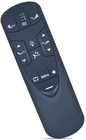 ZWP RF502A Replacement Remote Control Compatible for Tempur-Pedic Ergo or Ergo Extend Adjustable Bed Base JLDK.33.01.37 RF502A ZWP RF502A Replacement Remote Control Compatible for Tempur-Pedic Ergo or Ergo Extend Adjustable Bed Base JLDK.33.01.37 RF502A