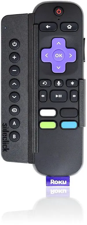 Sideclick Universal Remote Attachment for Roku Streaming Player Sideclick Universal Remote Attachment for Roku Streaming Player