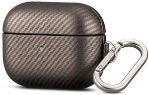 Haobobro Leather Case - for AirPods Pro 2 Case Cover with Keychain - Selected Skin-Friendly Leather, Carbon Fibre Texture, Handmade Hard Cover for AirPods Pro 2nd Generation Earbud Haobobro Leather Case - for AirPods Pro 2 Case Cover with Keychain - Selected Skin-Friendly Leather, Carbon Fibre Texture, Handmade Hard Cover for AirPods Pro 2nd Generation Earbud