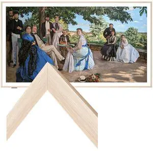 iFFALCON Magnetic Frame Mural TV 75 Inch, Natural Oak Aluminum Alloy Bezel, Tool-Free Snap-On Installation, Custom Fit Decorative Frame Mural TV Series Only iFFALCON Magnetic Frame Mural TV 75 Inch, Natural Oak Aluminum Alloy Bezel, Tool-Free Snap-On Installation, Custom Fit Decorative Frame Mural TV Series Only