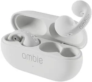 ambie Sound earcuffs AM-TW02, Open Ear Wireless Earphones for Comfort, Bluetooth 5.3 Earbuds for Sports, Running, and Workouts ^^ 6 hr Play Clip-on Ear Cuff ambie Sound earcuffs AM-TW02, Open Ear Wireless Earphones for Comfort, Bluetooth 5.3 Earbuds for Sports, Running, and Workouts ^^ 6 hr Play Clip-on Ear Cuff