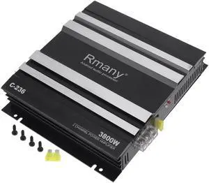 TUCKBOLD Car 12V 2 Channel Car Amplifier Stereo Audio 3800W Compatible ^^ 2 Channel Car Amplifier Black 1 Pcs TUCKBOLD Car 12V 2 Channel Car Amplifier Stereo Audio 3800W Compatible ^^ 2 Channel Car Amplifier Black 1 Pcs