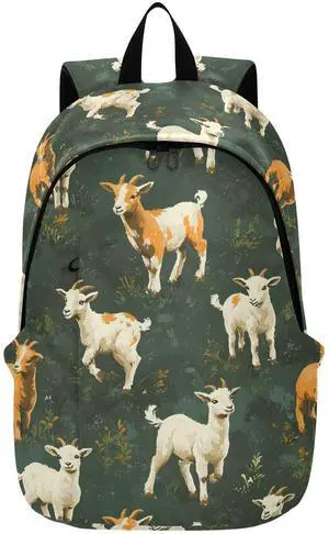Travel Backpack for Women Men Laptop Bag Work Fashion Daypack Goat Grass Large Lightweight Outdoor Casual Travel Backpack for Women Men Laptop Bag Work Fashion Daypack Goat Grass Large Lightweight Outdoor Casual