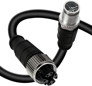 GEOAOBLE 9.9Ft M12 8 Pin X Code Male to 8 Pin X Code Female Industrial Ethernet Cable High Flexible Shielded CAT6A Ethernet Cable for Industrial Camera Automation Application 3M GEOAOBLE 9.9Ft M12 8 Pin X Code Male to 8 Pin X Code Female Industrial Ethernet Cable High Flexible Shielded CAT6A Ethernet Cable for Industrial Camera Automation Application 3M