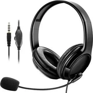 XOSDA Bulk Headphones with Microphone 10 Pack for Classroom School, Wholesale Durable On-Ear Wired Headsets for Kids Students Adults Office Computer XOSDA Bulk Headphones with Microphone 10 Pack for Classroom School, Wholesale Durable On-Ear Wired Headsets for Kids Students Adults Office Computer