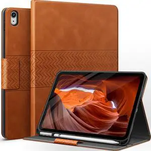 auaua Case for iPad (A16) 11th Generation 11 Inch 2025, iPad 10th Generation 10.9 Inch 2022, with Pencil Holder, Auto Sleep/Wake, Adjustable Stand, PU Leather (Brown) auaua Case for iPad (A16) 11th Generation 11 Inch 2025, iPad 10th Generation 10.9 Inch 2022, with Pencil Holder, Auto Sleep/Wake, Adjustable Stand, PU Leather (Brown)